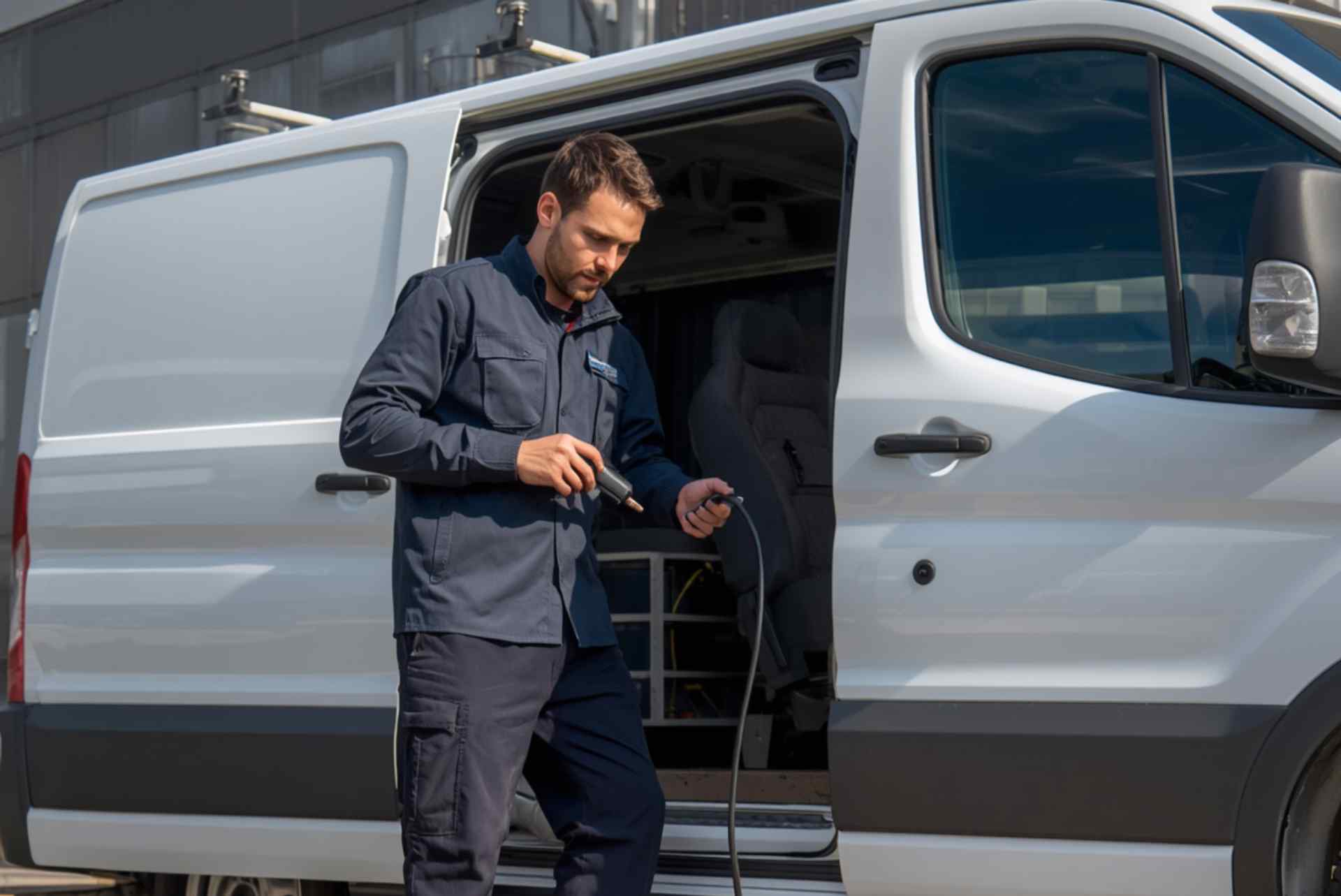 strøm til mobile værksteder